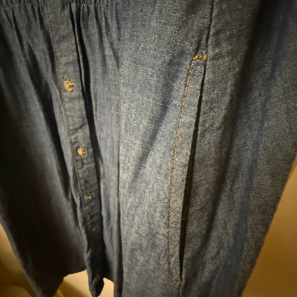 Ava & Viv Blue Denim Mini Dress - Picture 5 of 5